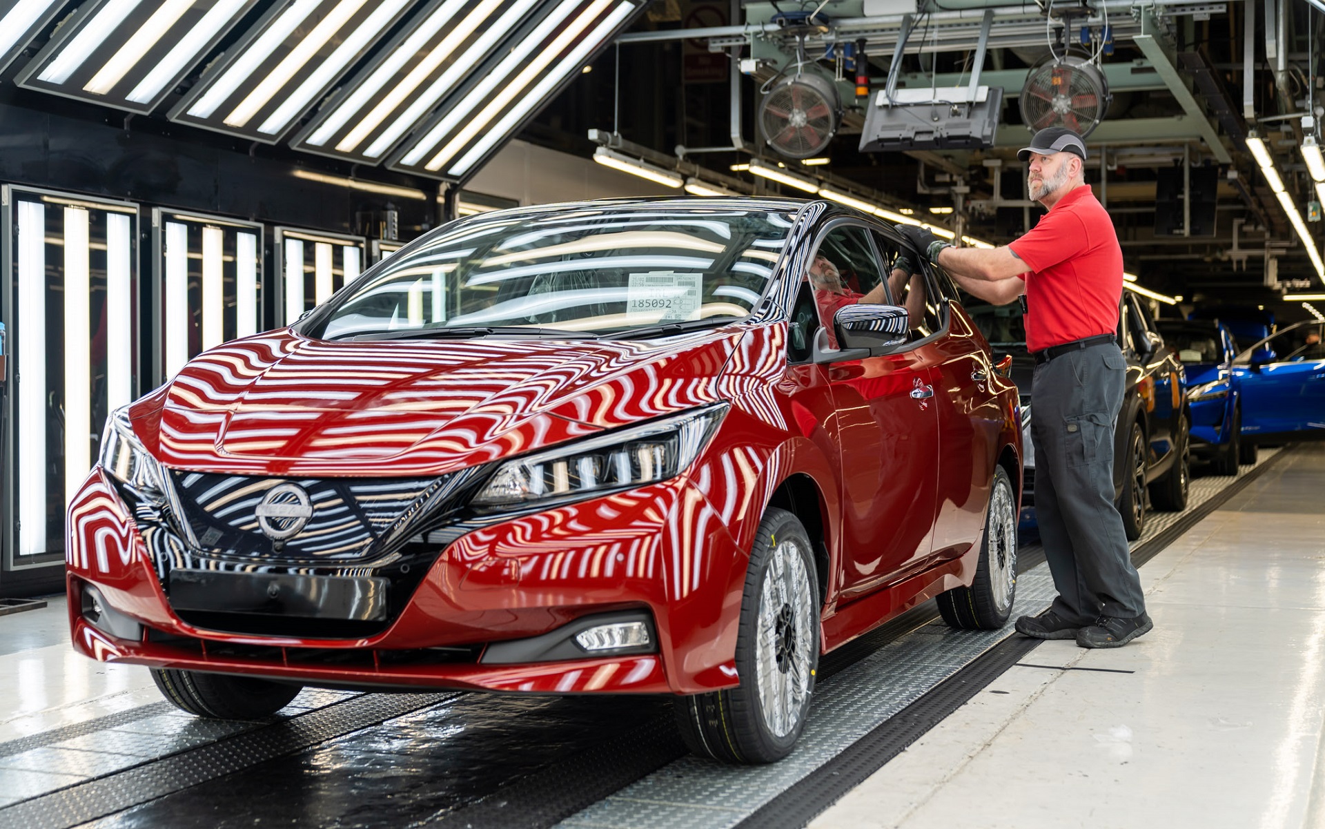 サンダーランド工場で生産されているリーフ