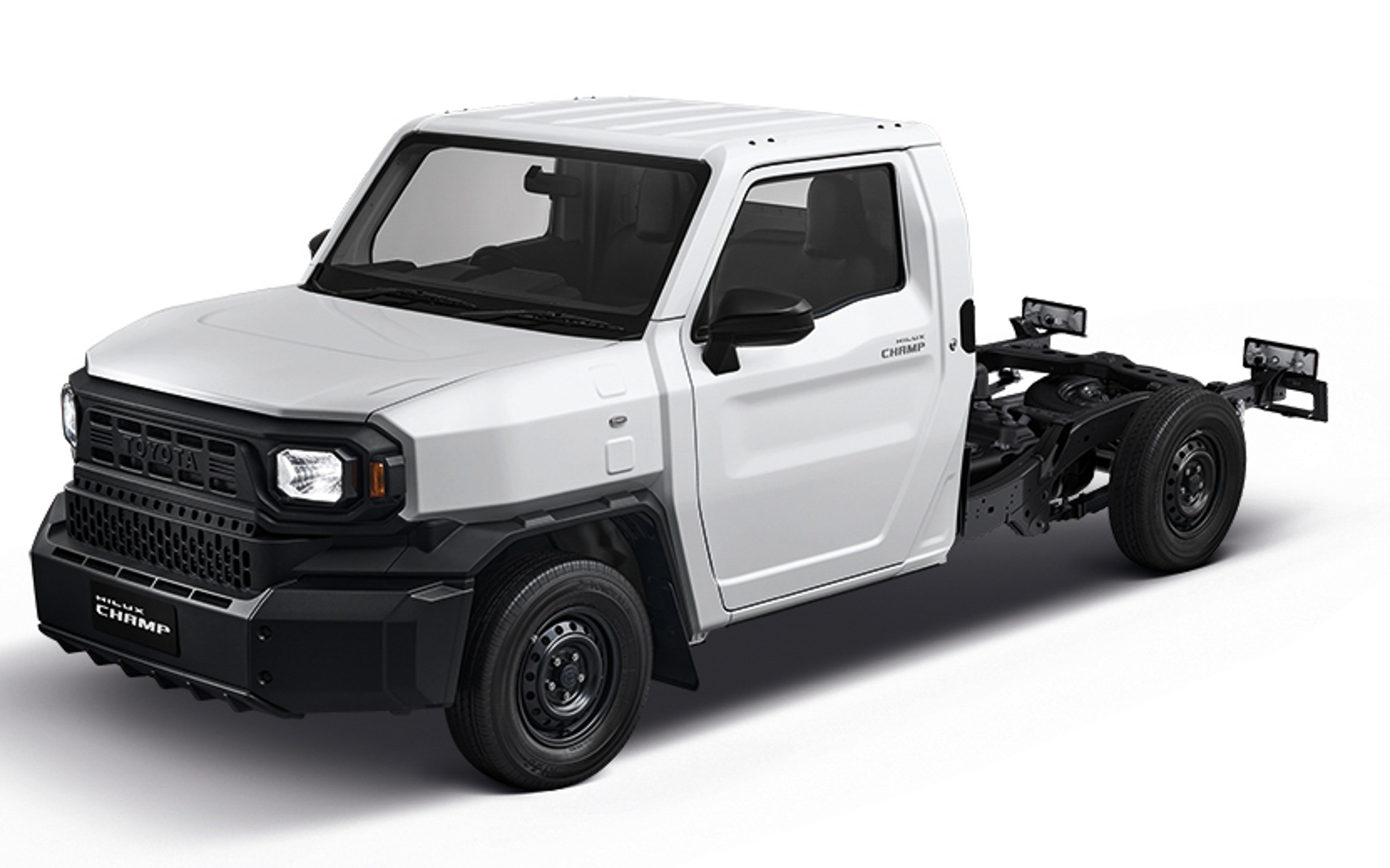 ハイラックス チャンプ 2.4リッターディーゼルエンジン搭載モデル ロングホイールベース キャブ付きシャシー（タイ仕様）