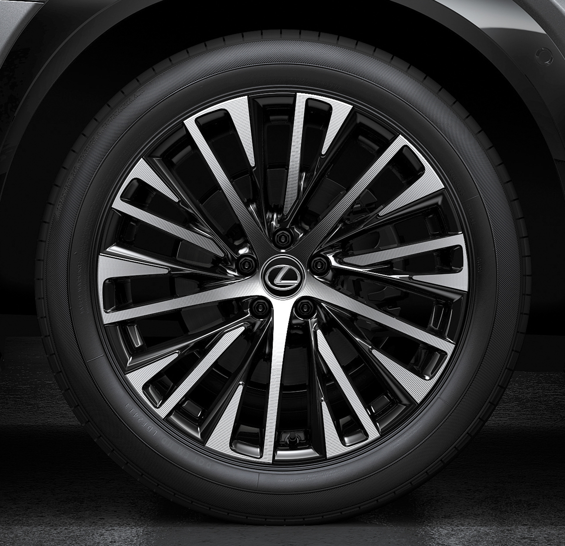 ホイールデザイン（ブラック塗装＋切削光輝）	