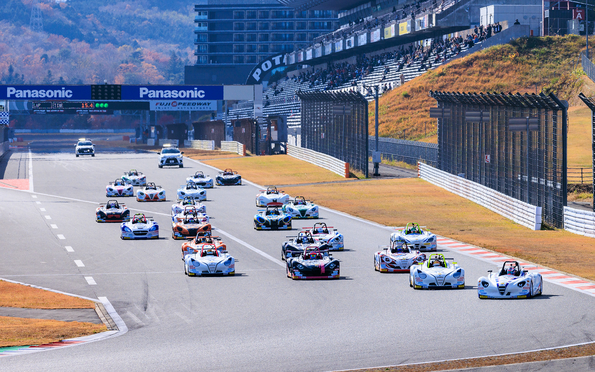 いよいよ2023年最終戦の決勝がスタート