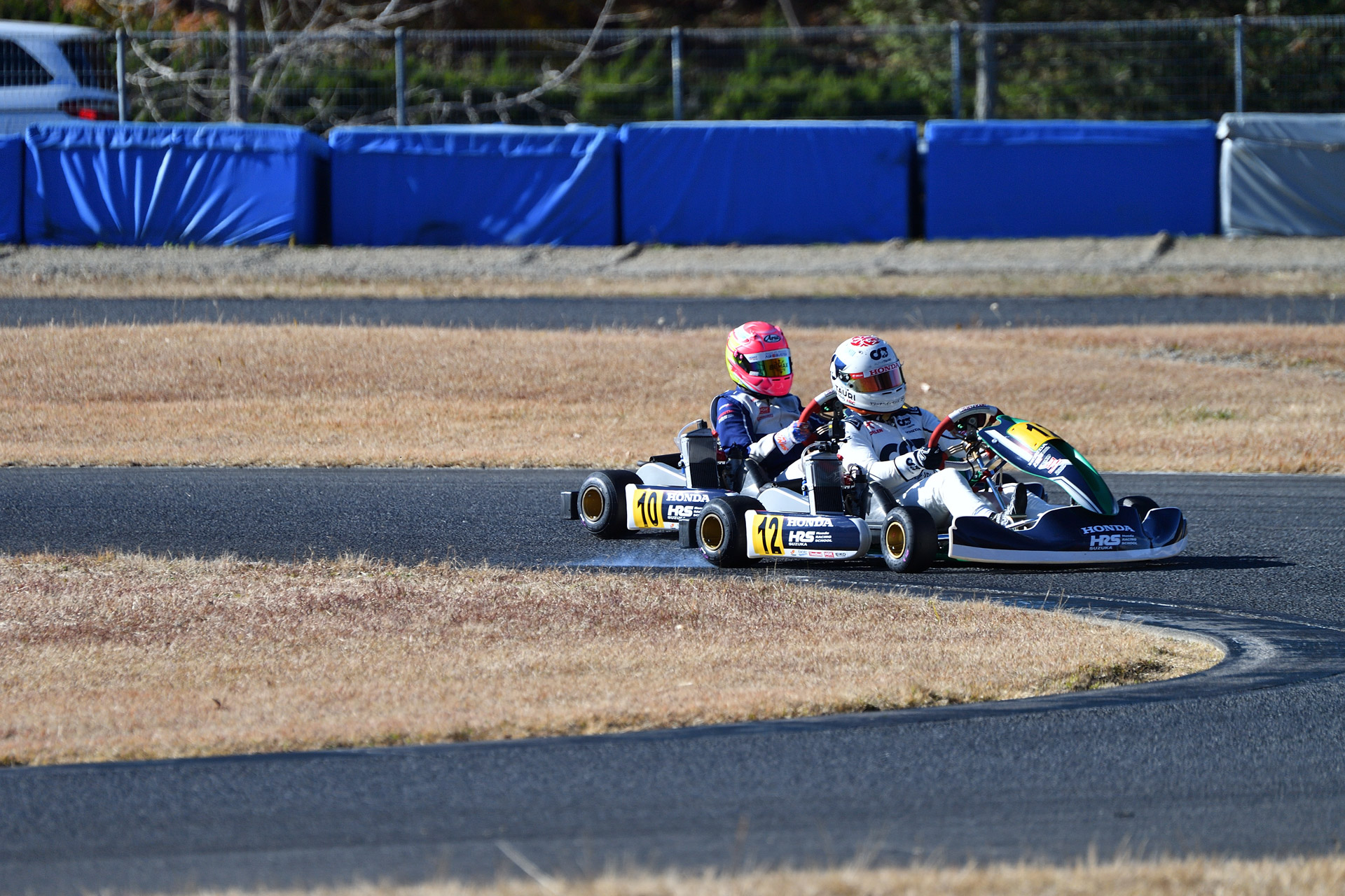 終盤、トップに立とうとした瞬間、コーナーの突っ込みでミス