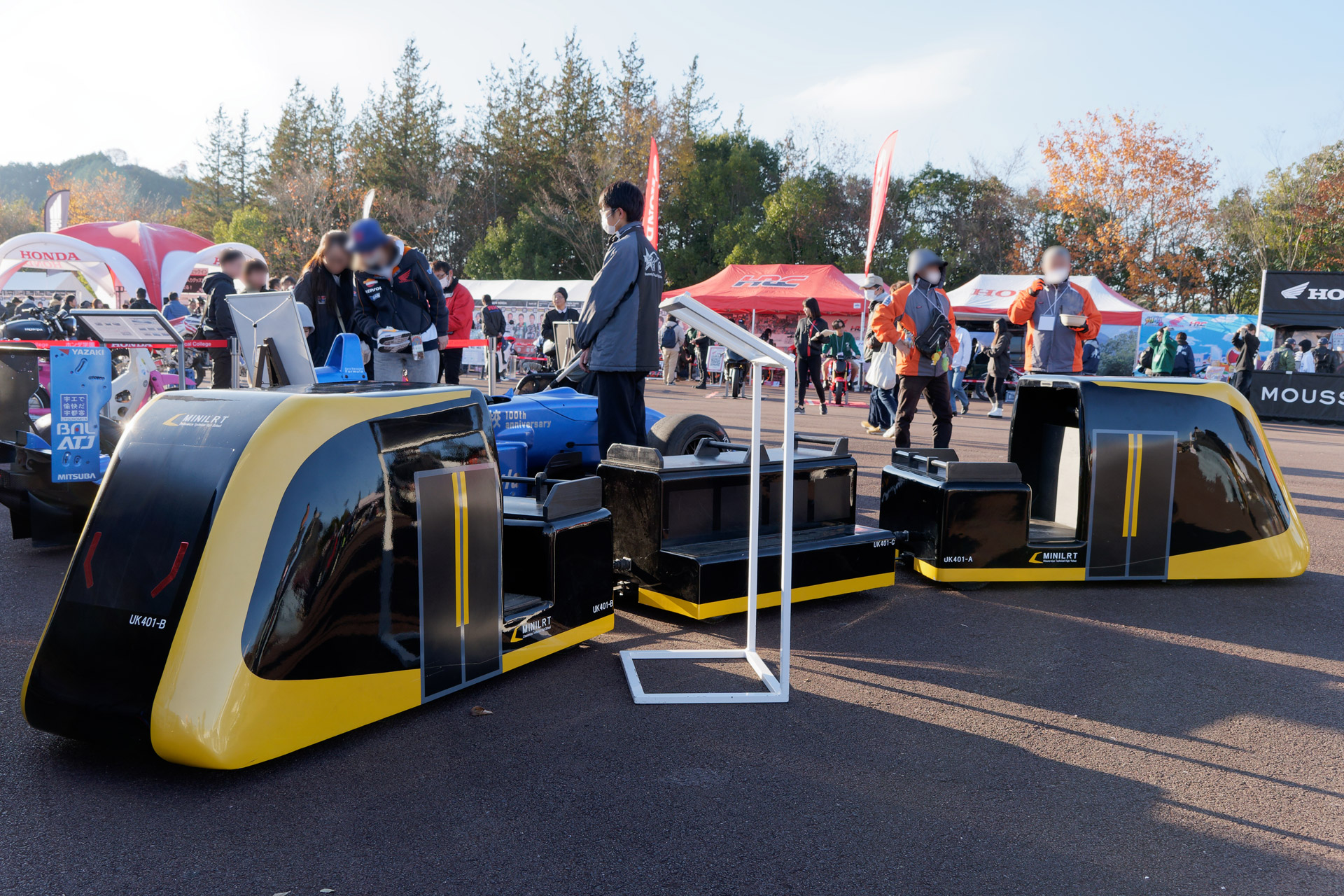 宇都宮ライトレールのミニチュア版に乗れる