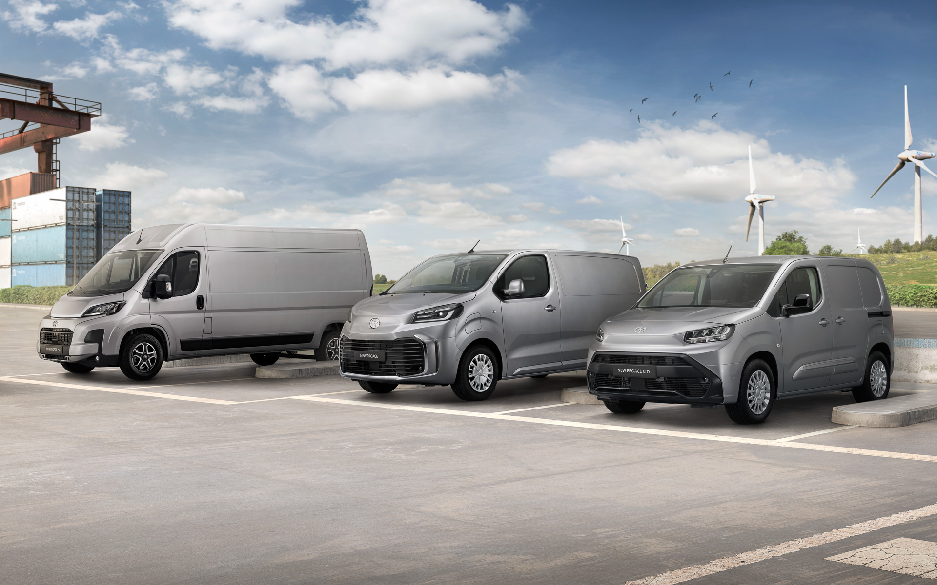 プロエースシリーズは、プロエースマックス、プロエースシティ、プロエースの3車種