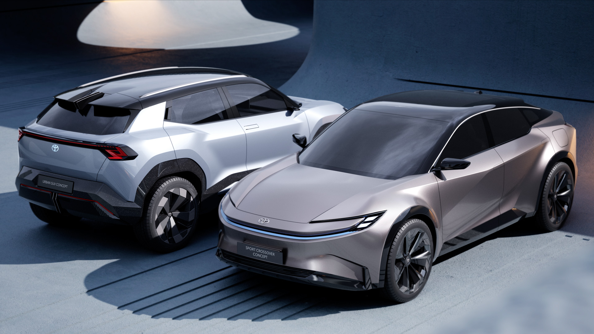 欧州市場に導入を計画する「スポーツクロスオーバーコンセプト」「アーバンSUVコンセプト」