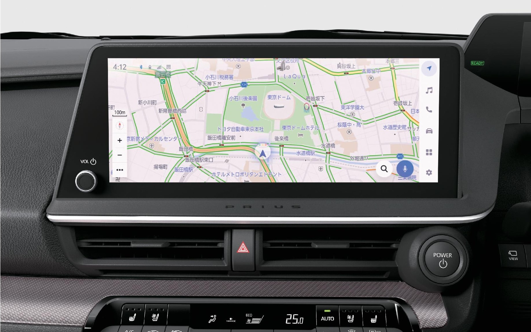 アップグレードの12.3インチ