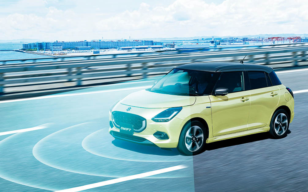 スズキセーフティサポートの作動イメージ