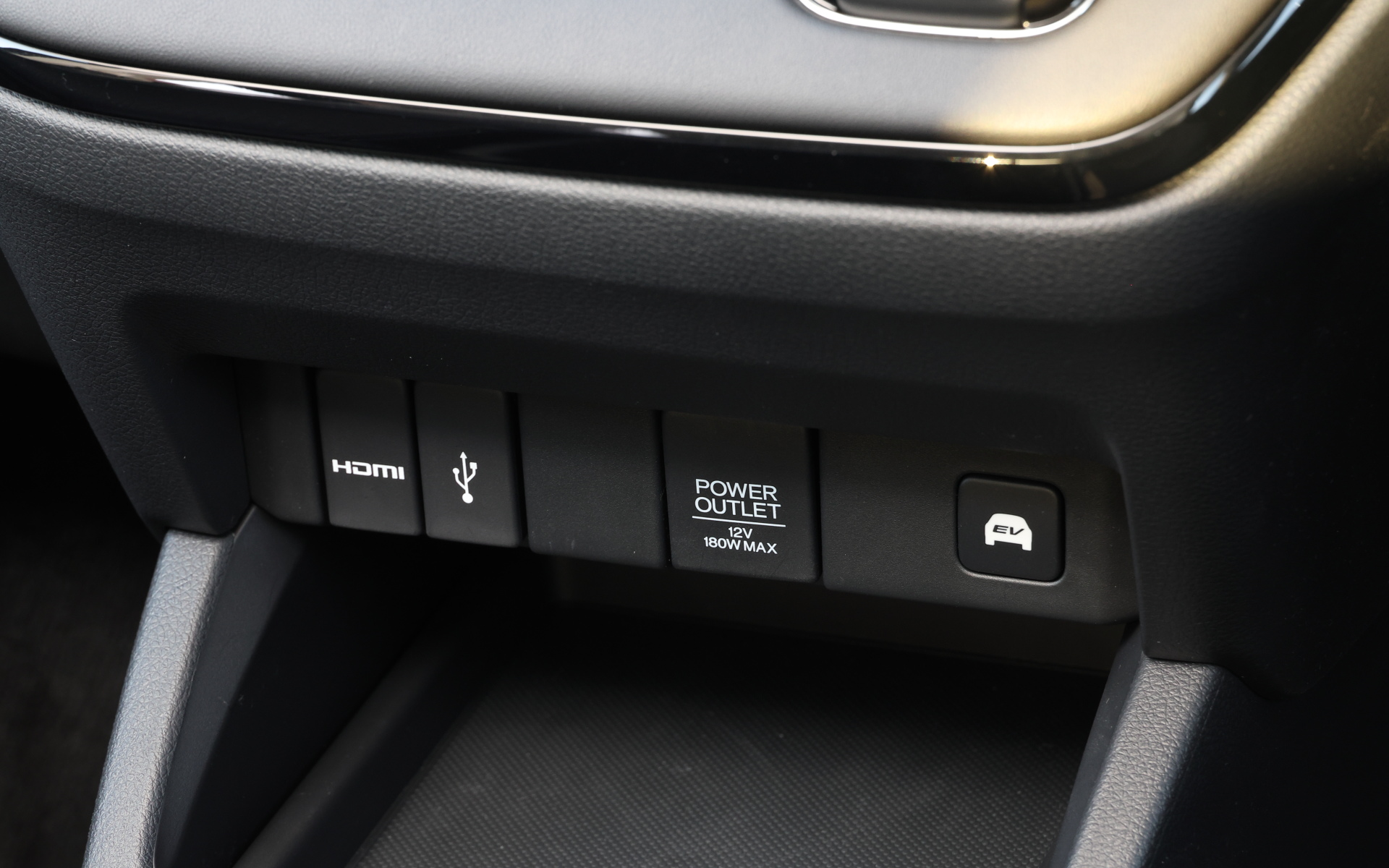 USBポート、HDMIポート、12Ｖ電源出力を完備