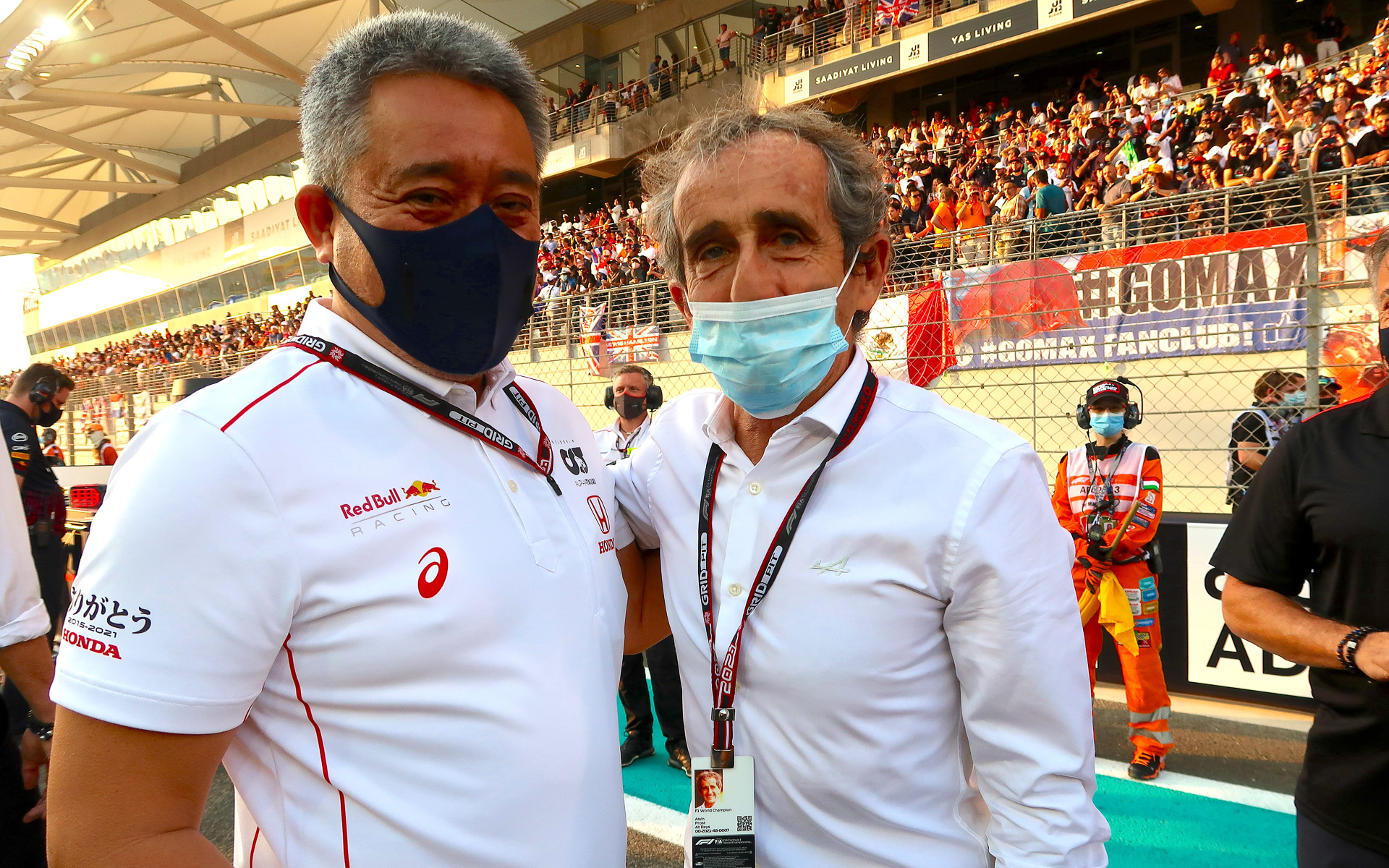 1980年代にホンダと仕事したアラン・プロスト氏も山本さんを訪れていた