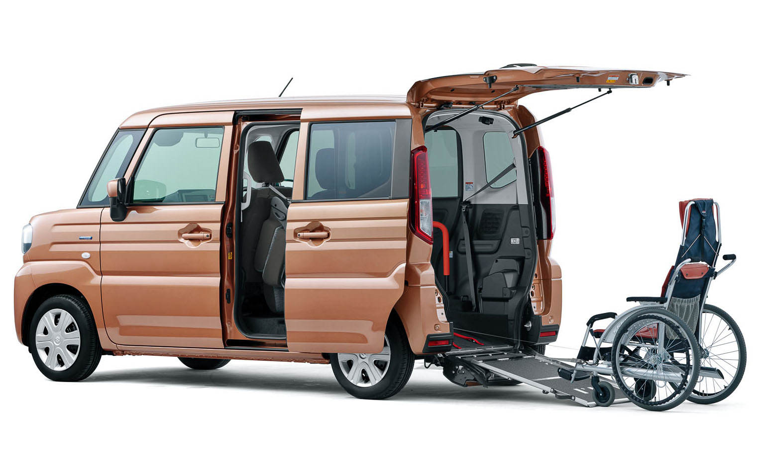 スペーシア 車いす移動車 HYBRID X リアシート付車（トーニーブラウンメタリック）