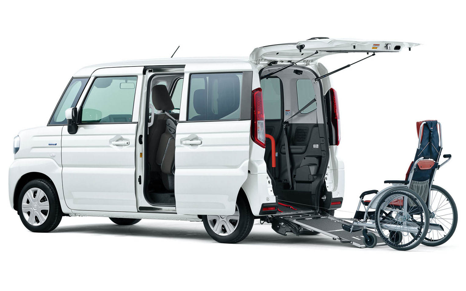 スペーシア 車いす移動車 HYBRID G リアシート付車（ピュアホワイトパール）