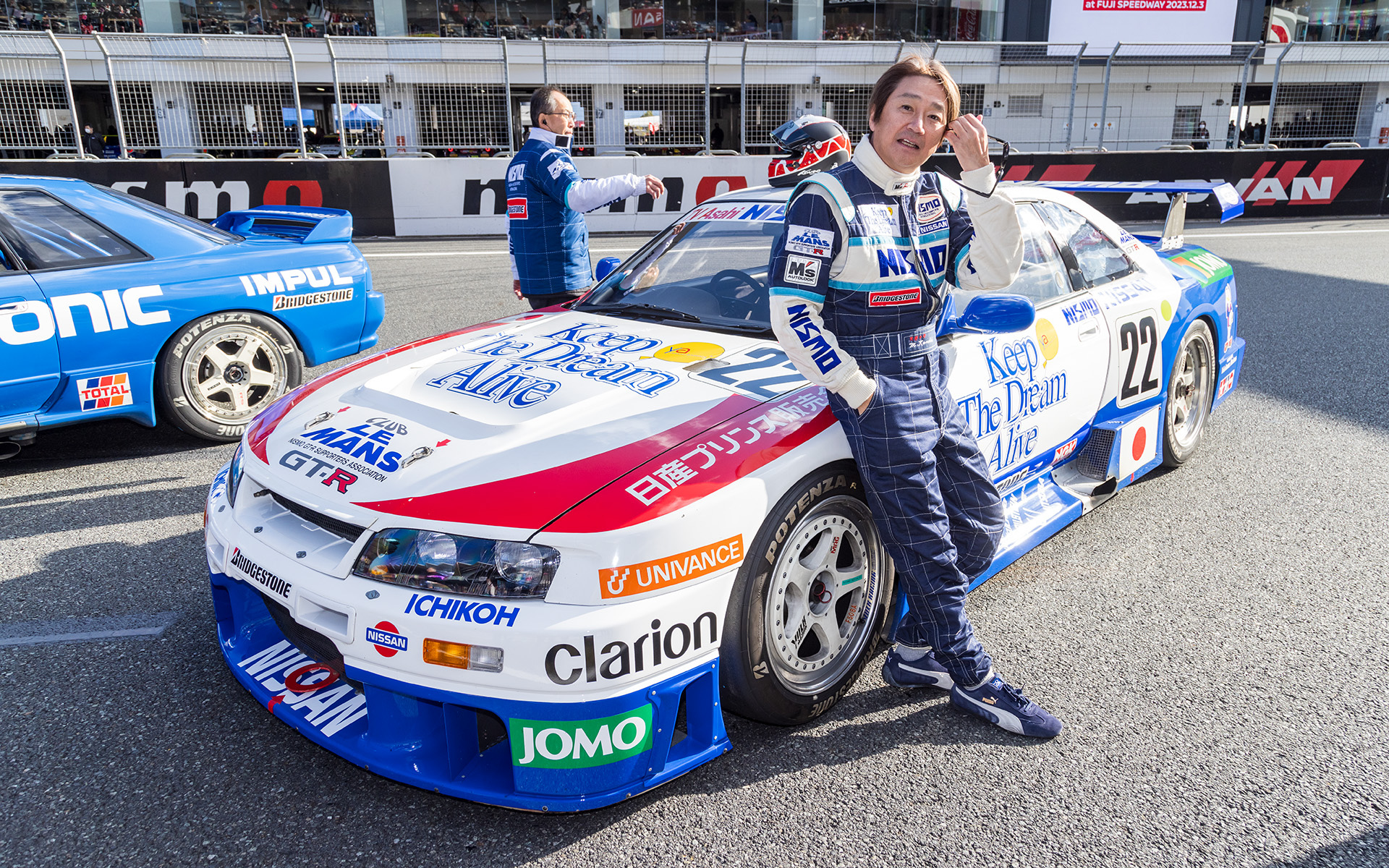 近藤真彦監督は「（当時のレーシングスーツを着て）もうお腹のとこパンパン、ギリ。星野さんとあと5周ぐらいしたかった」と終始笑顔だった