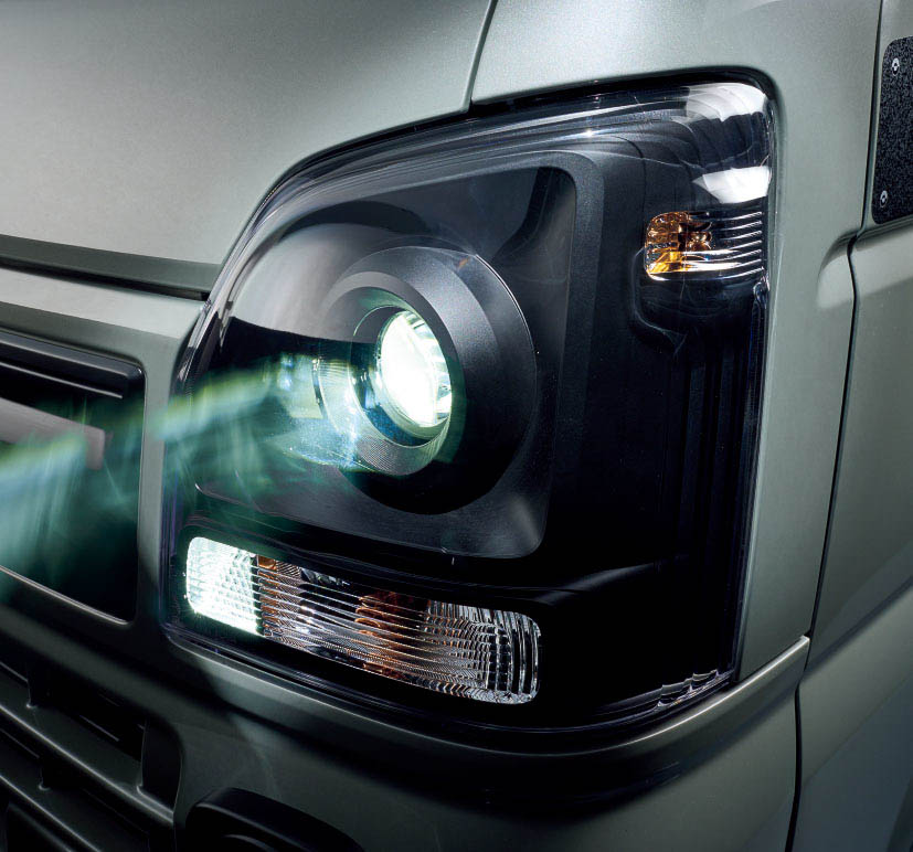 専用LEDヘッドライト（ブラック塗装）