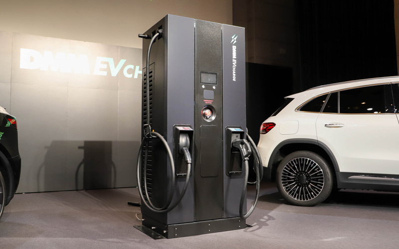 DMM、テスラの充電規格「NACS」と急速充電方式「CHAdeMO」に対応した