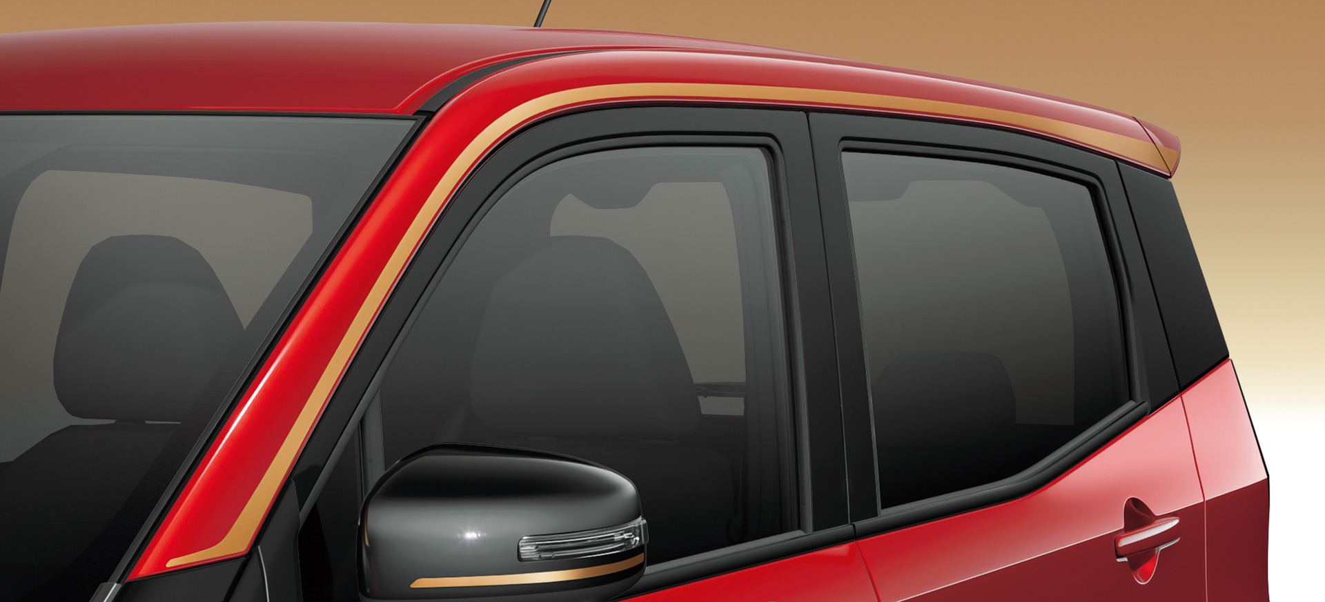 カッパーのルーフサイドステッカー