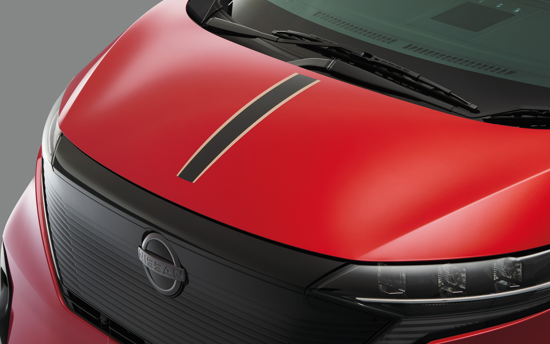 フードアクセントデカール装着イメージ（写真はサクラ）