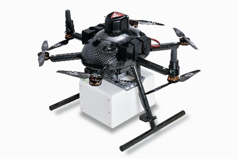 2023年12月14日～20日にかけ、東京都西多摩郡檜原村で、日本で初めて医薬品をドローンのレベル4飛行（有人地帯における補助者なし目視外飛行）で輸送する実証実験に使用する機体。ACSL製「PF2-CAT3」をベースとした機体で第一種型式認証を取得済み。プロペラを含めた本体サイズは1174×1068×601mm（全長×全幅×高さ）、水平飛行最高速は10m/s、最大航続時間は17.5分（最大離陸重量時）