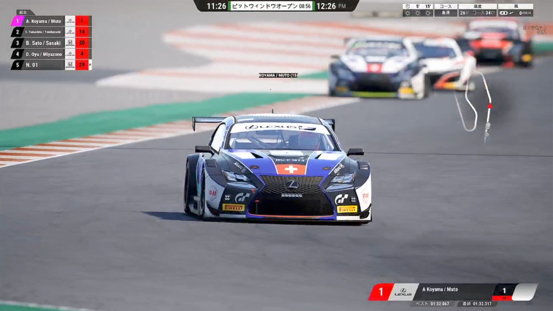 アセット コルサ コンペティツィオーネを使用してレースを実施