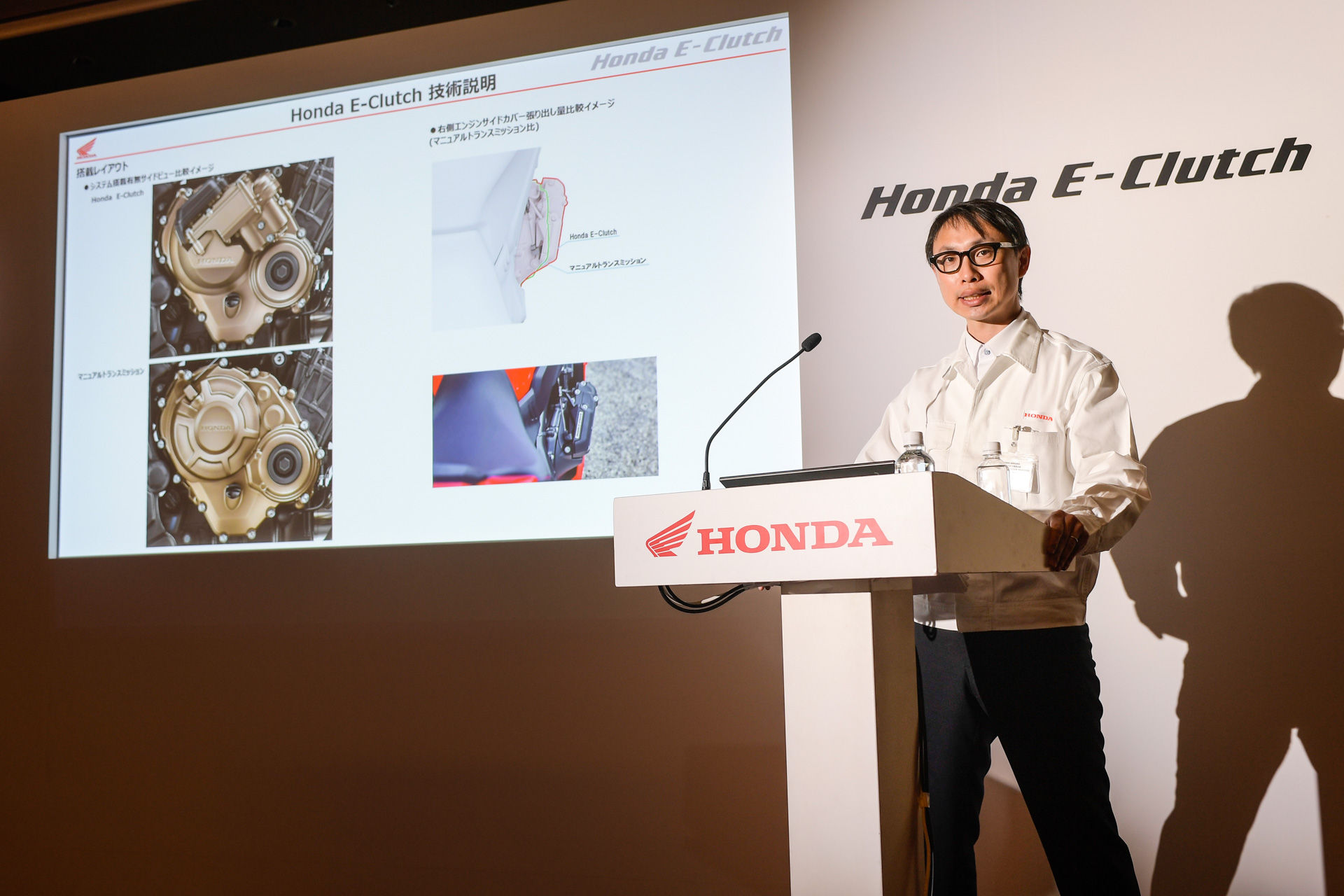 Honda E-Clutch開発責任者の小野惇也氏