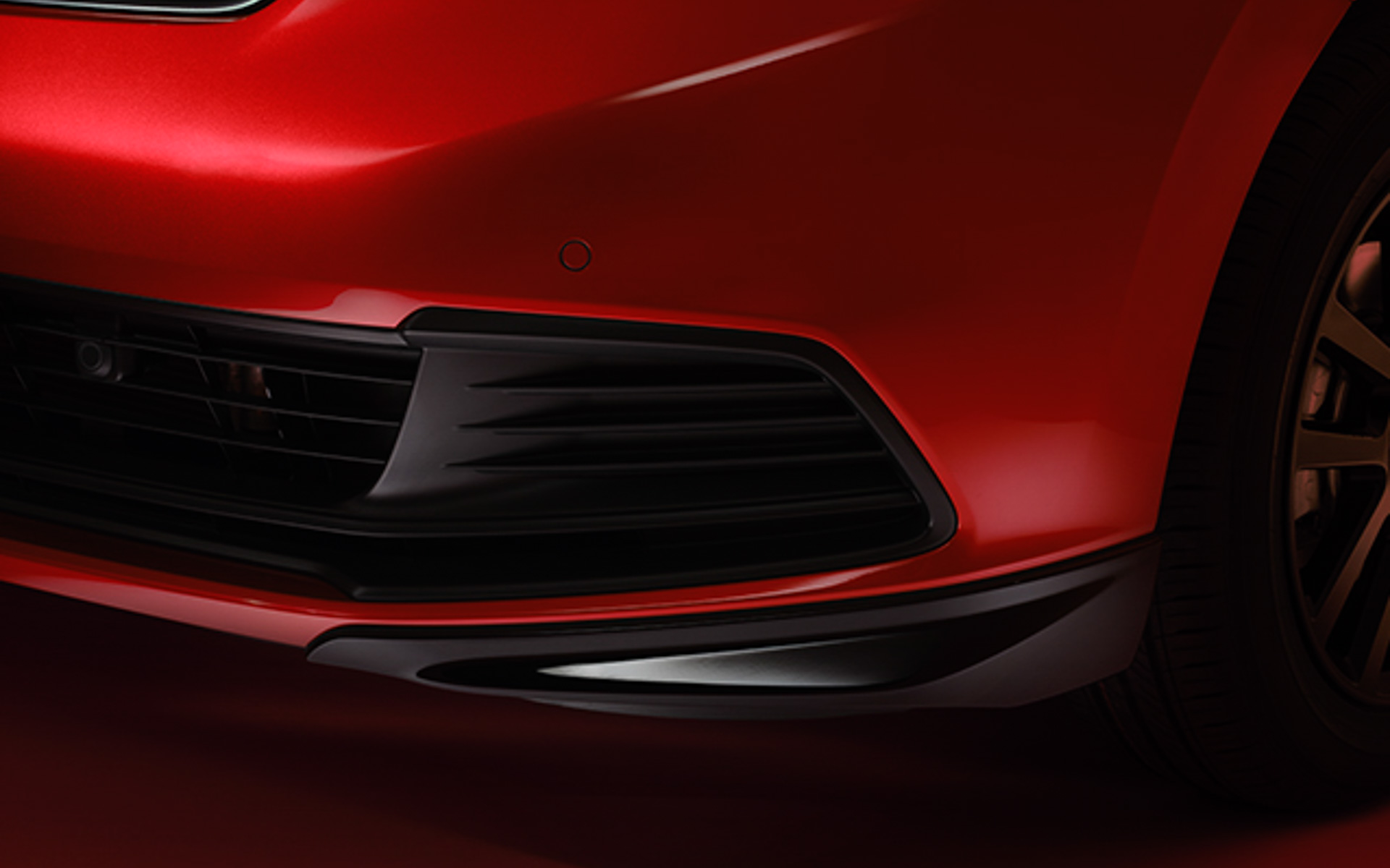 ブラックスタイル専用フロントロアースカートブラック塗装