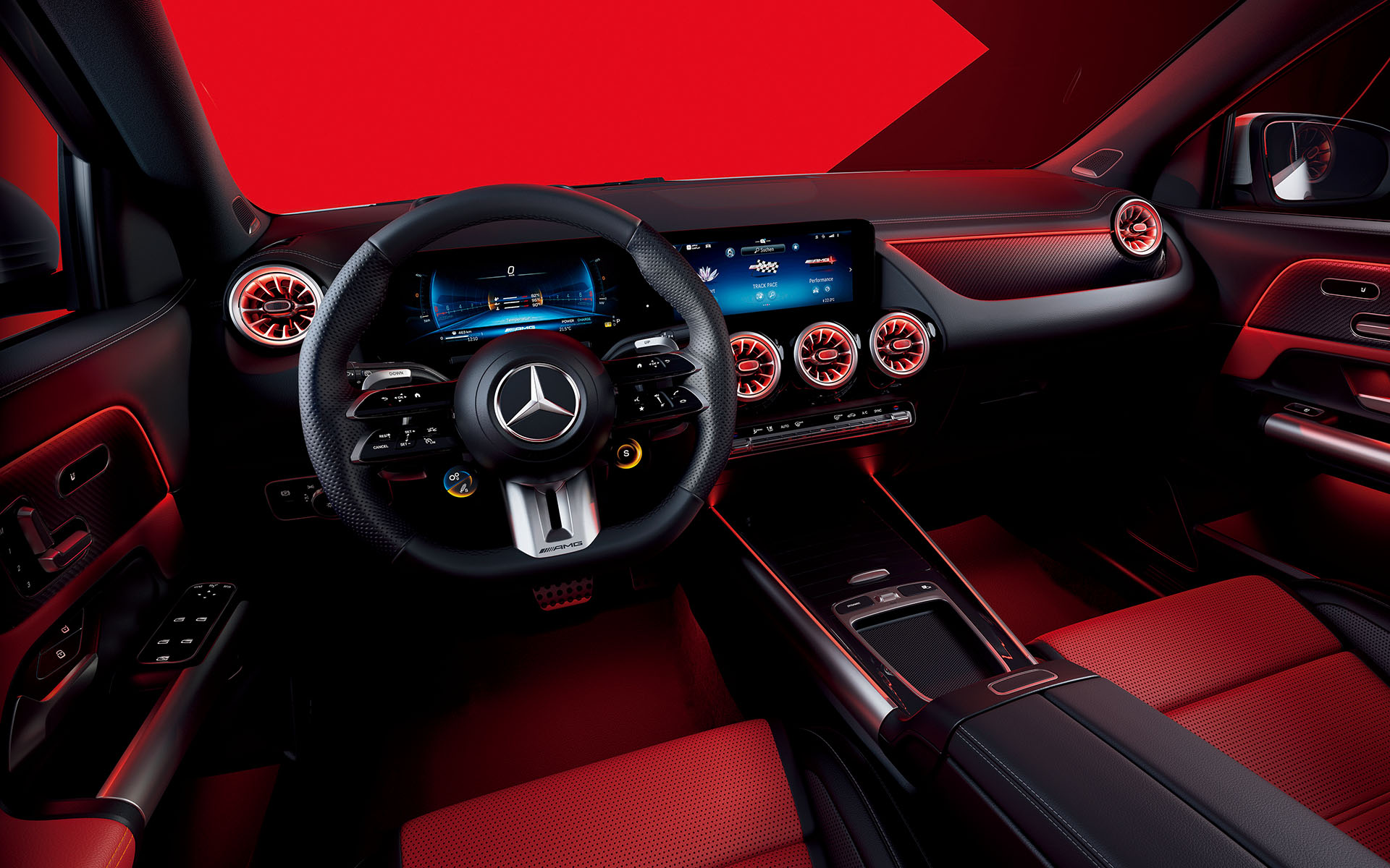 メルセデス AMG GLA 35 4MATICのインテリア