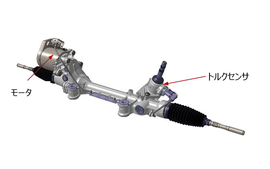 第2世代RP-EPS（ラックパラレル式電動パワーステアリング）