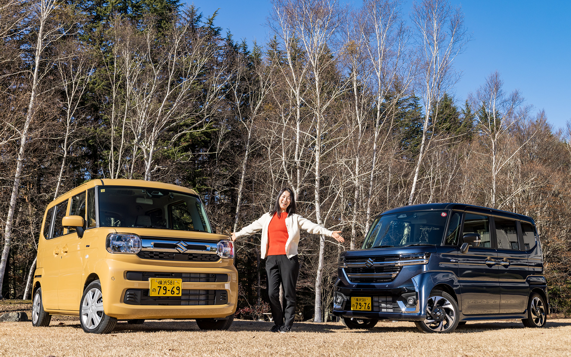 まるも亜希子がスペーシアとスペーシア カスタムに試乗