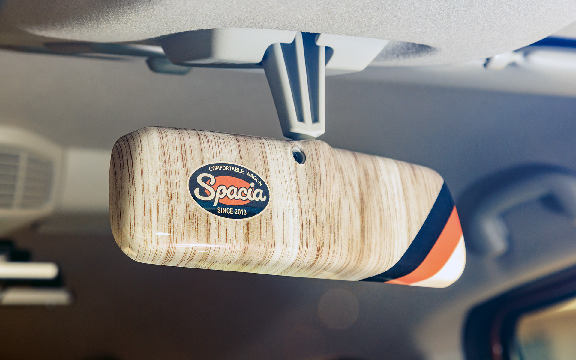 ルームミラーカバー（木目調）