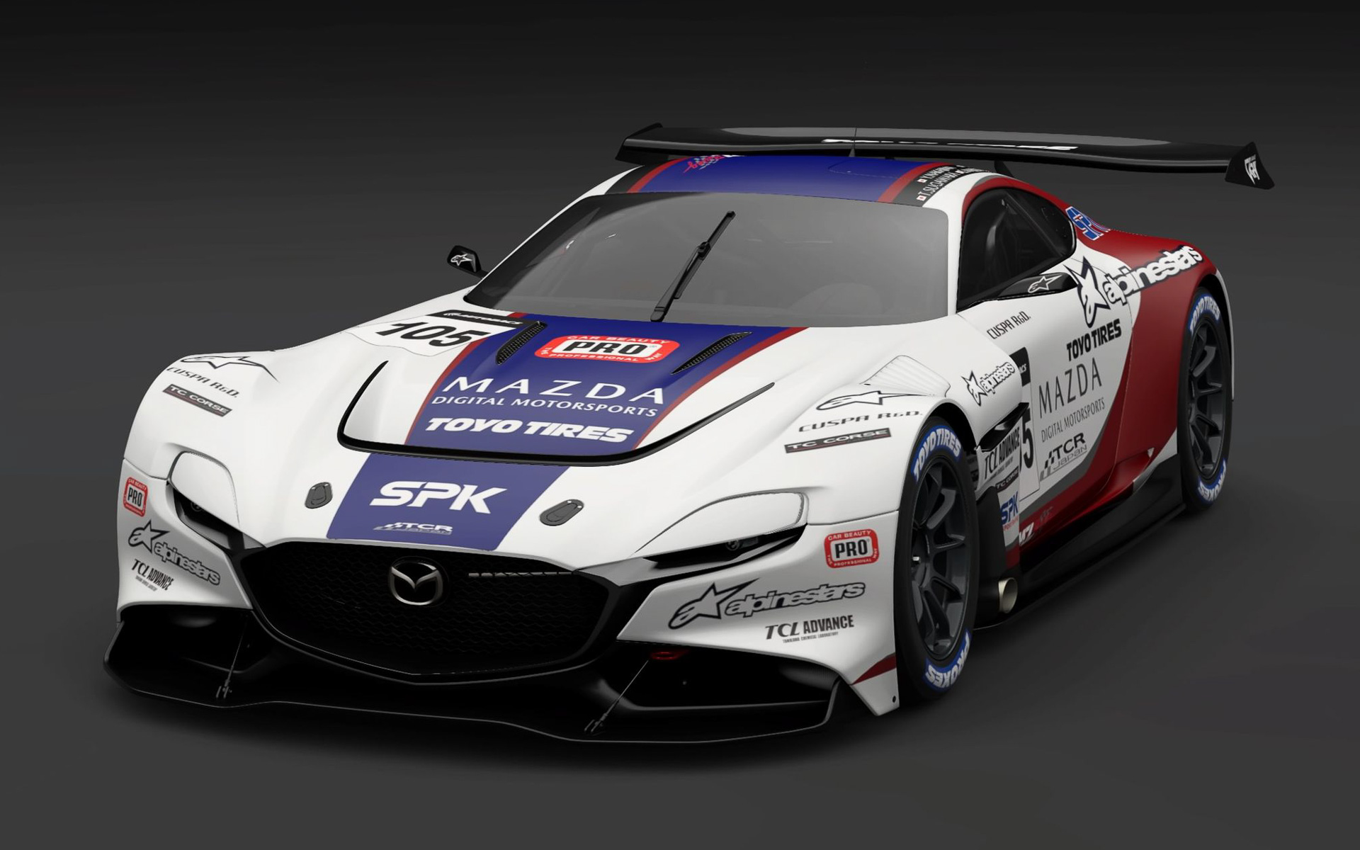 バーチャル世界のマシン「TC CORSE SPK e-SPORT Racing with TOYO TIRES」