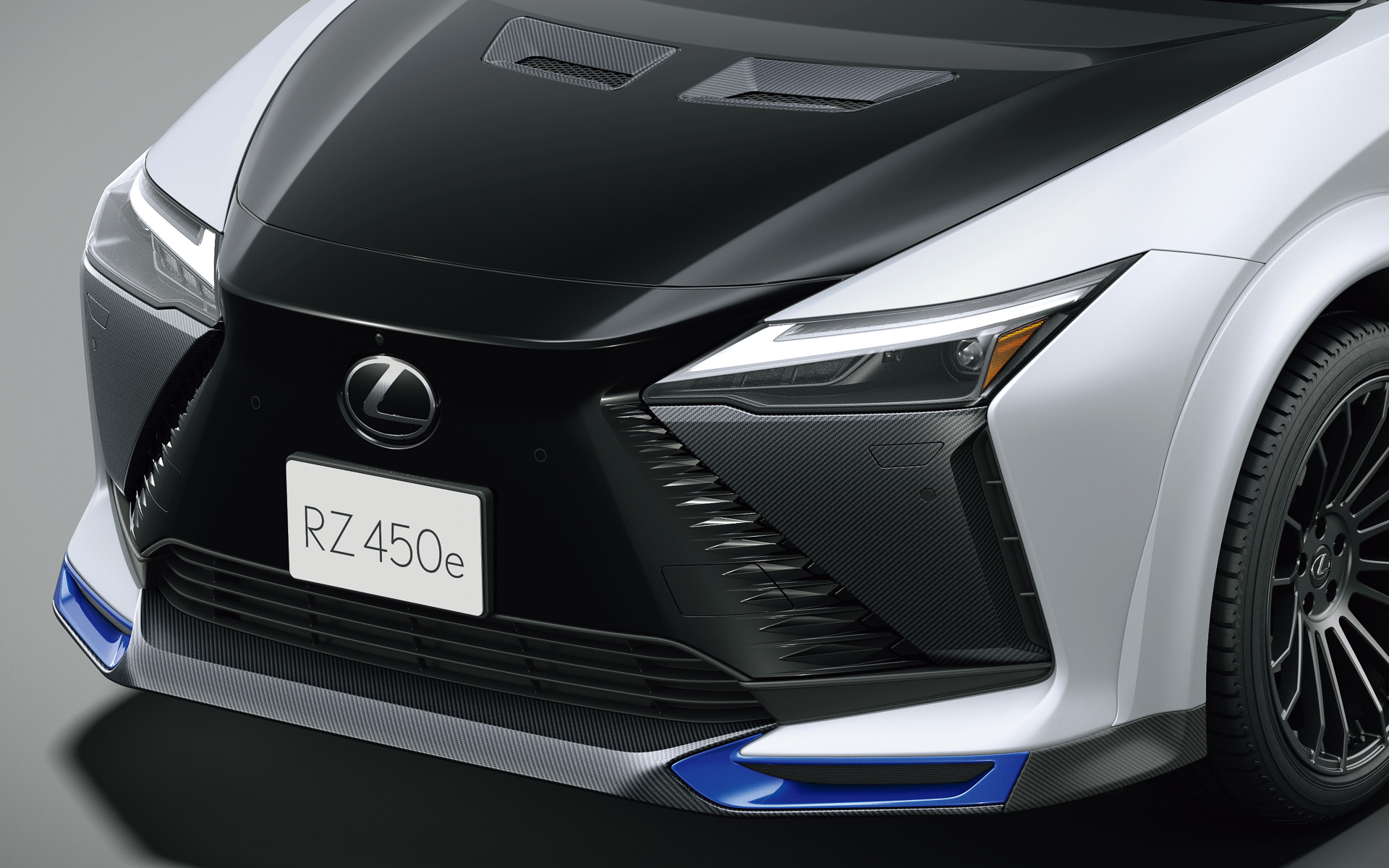 専用カーボンフードバルジなど