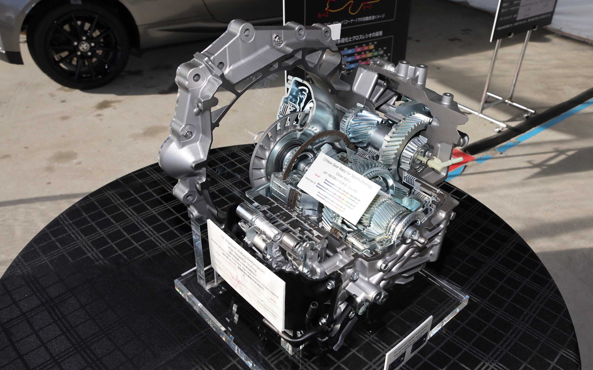 新開発8速ATであるGAZOO Racing Direct Automatic Transmission