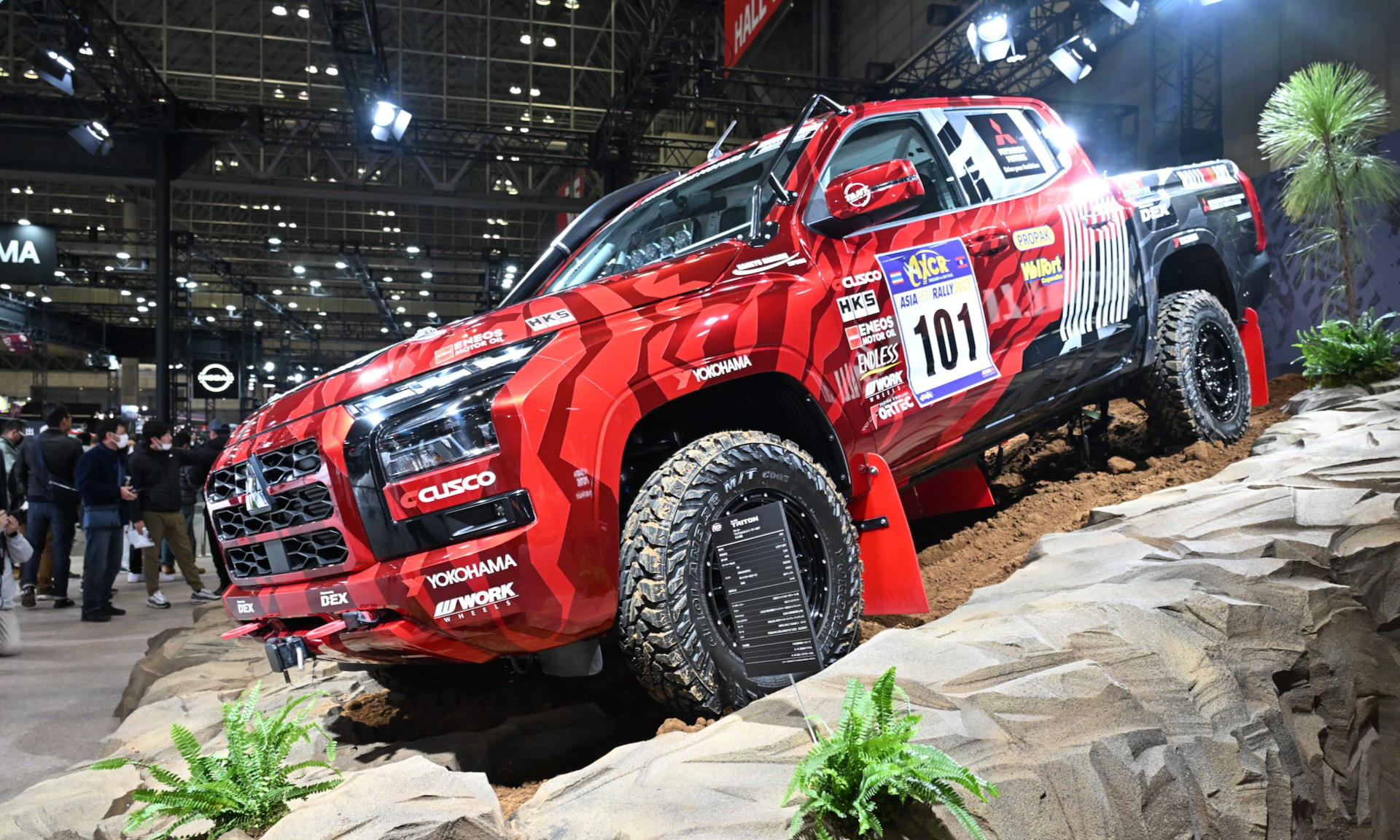 新型トライトン ラリーカー“アジアクロスカントリーラリー2023”テスト車両