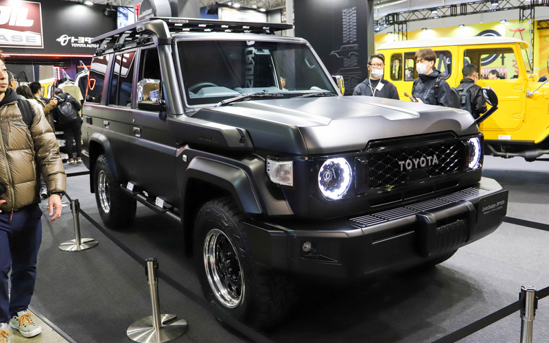 トヨタ車体、ランクル70のフレームにランクル40のボディを組み合わせた