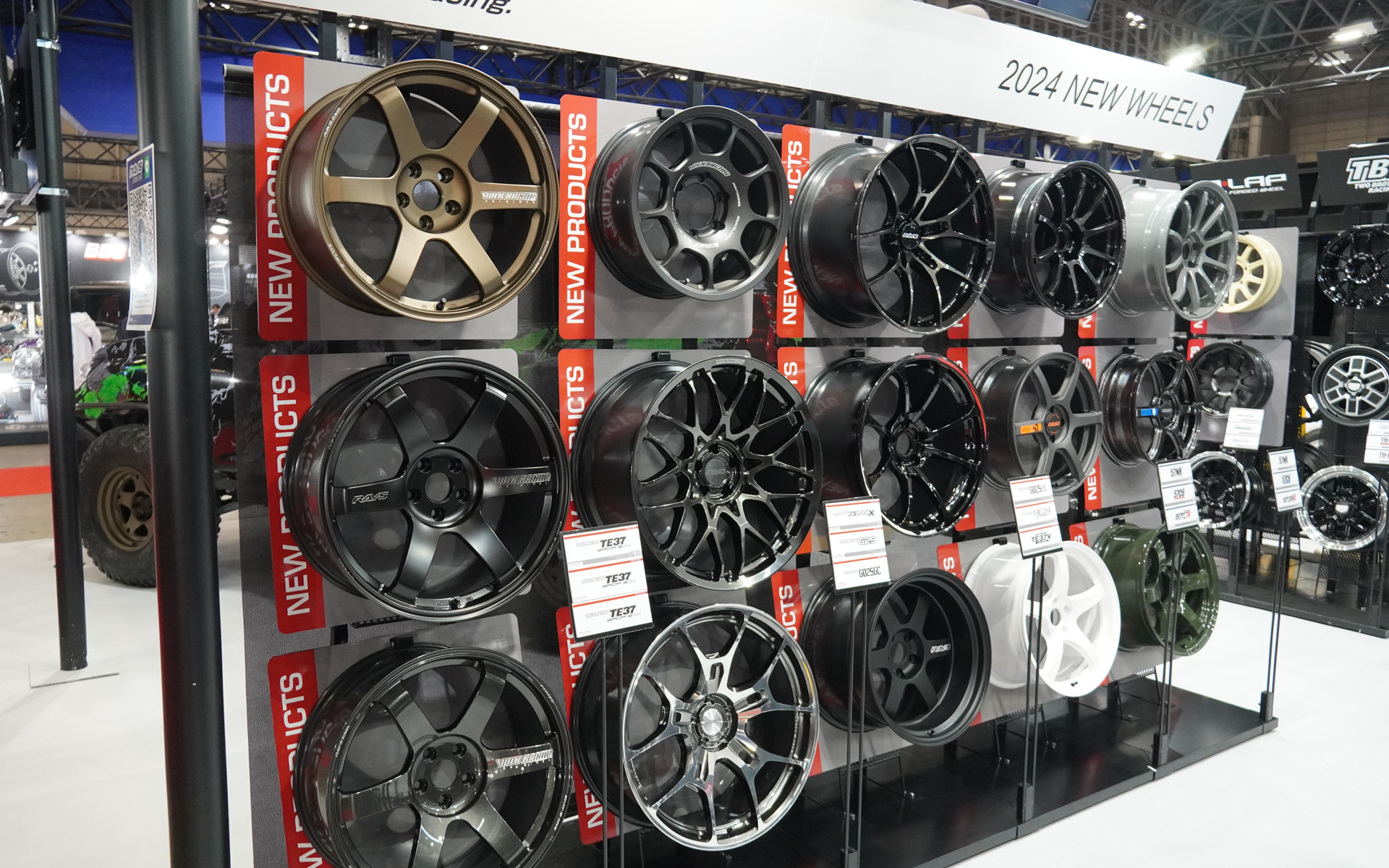 東京オートサロン2024に展示された2024年ニューモデルの一部