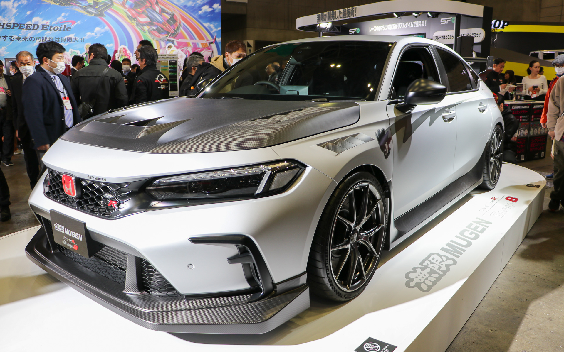 東京オートサロンに展示中のCIVIC TYPE R MUGEN Group.B