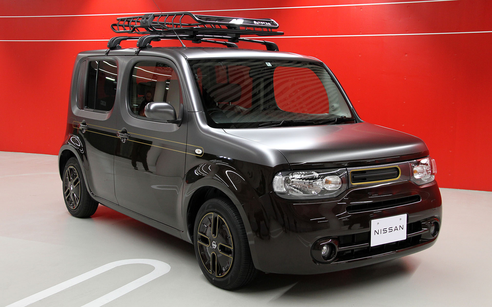 報道陣に公開された「キューブ レトロ リノベーション」