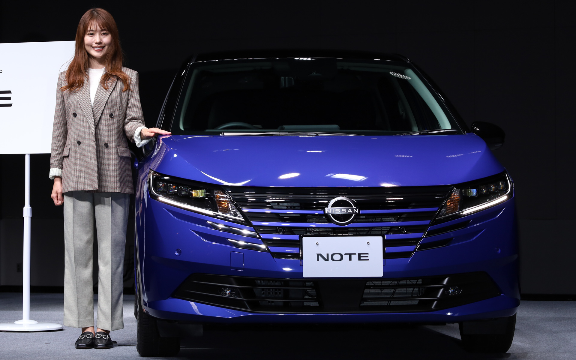 NEW 日産ノート発売記念 新CM発表会に登壇した有村架純さん
