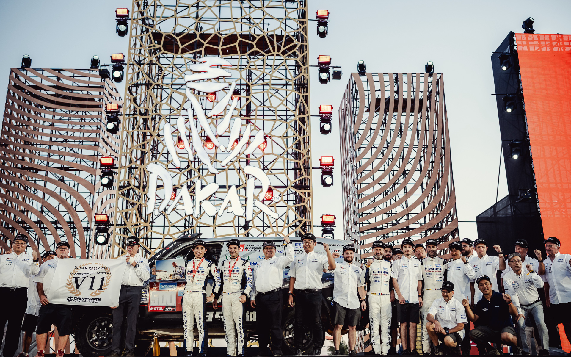 11連覇を達成したチームランドクルーザー･トヨタオートボデー