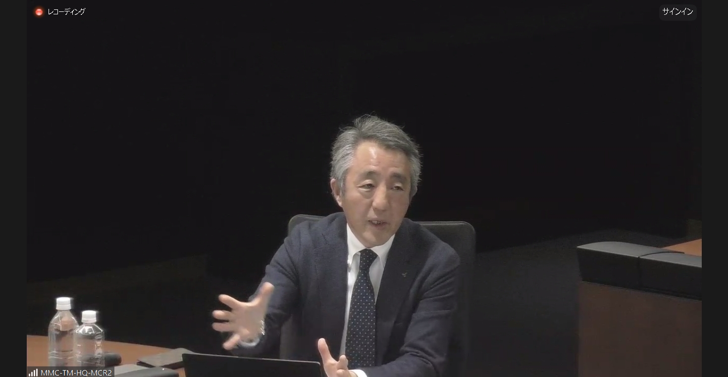 三菱自動車工業株式会社 代表執行役副社長（開発・商品戦略・TCS・デザイン担当）長岡宏氏