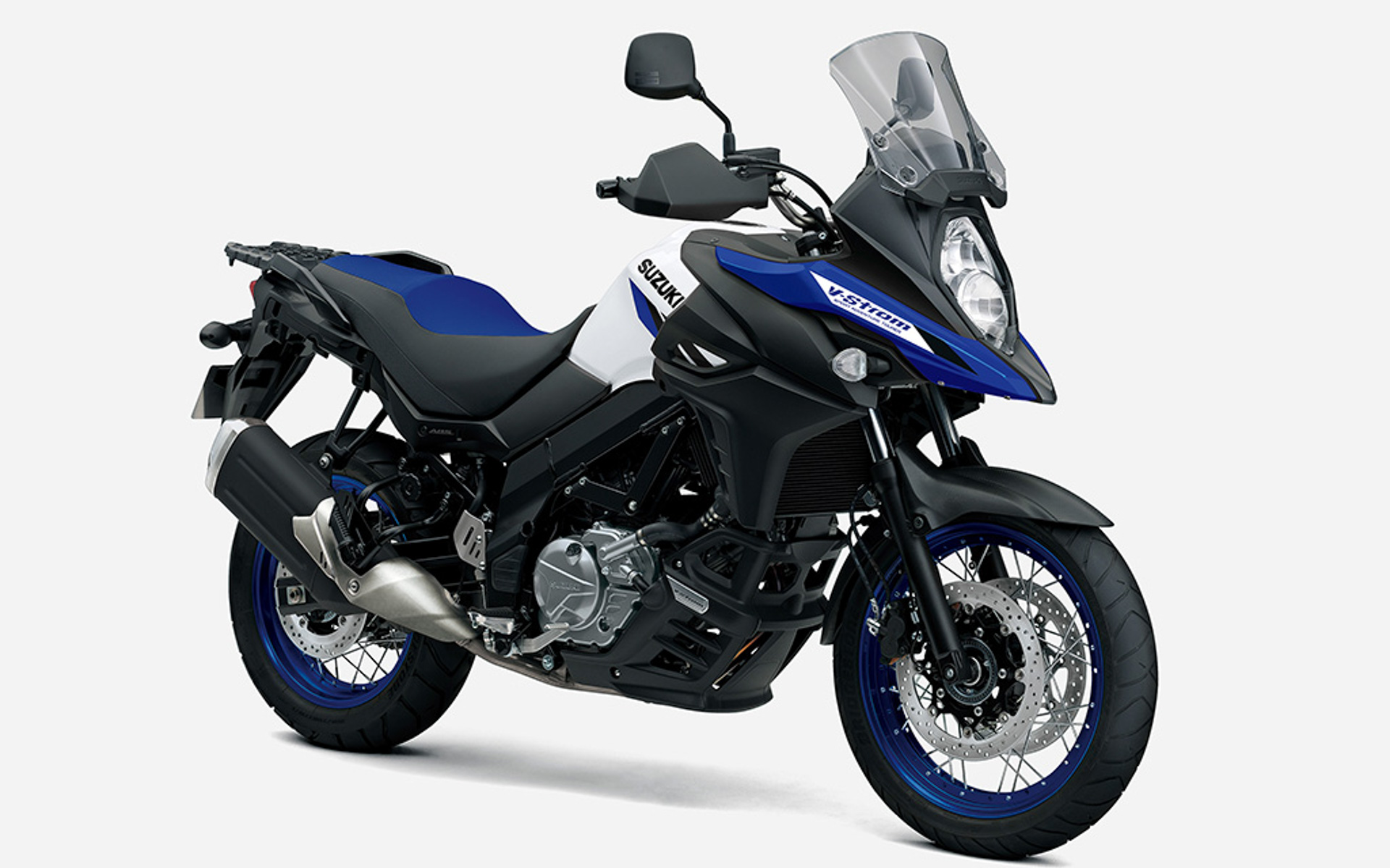 Vストローム650XT ABS ブリリアントホワイト／パールビガーブルー