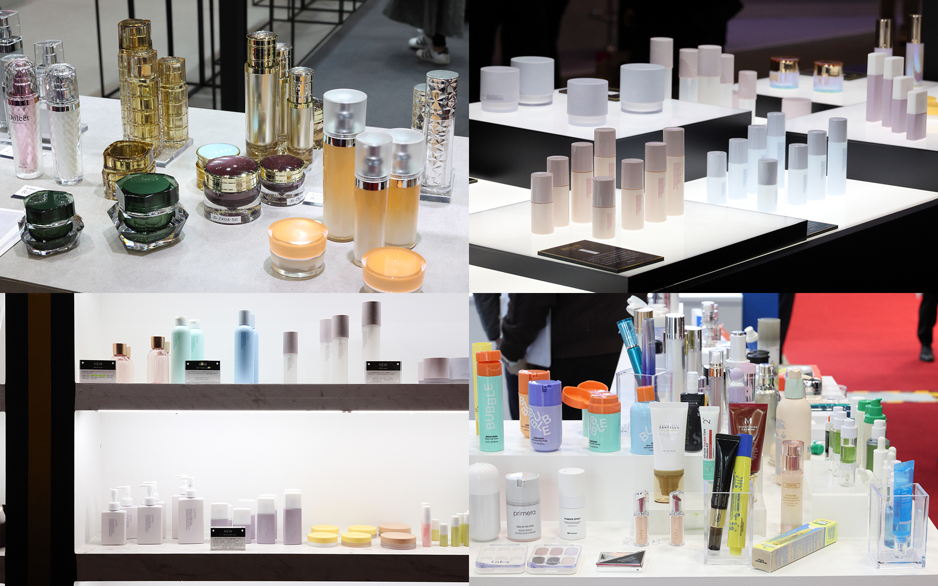 日本最大級の展示会「COSME Week 2024 TOKYO」。スキンケアやメイクアップ用品はもちろん、原料や容器、美容ドリンクやサプリメントなど“美”があふれた会場でした