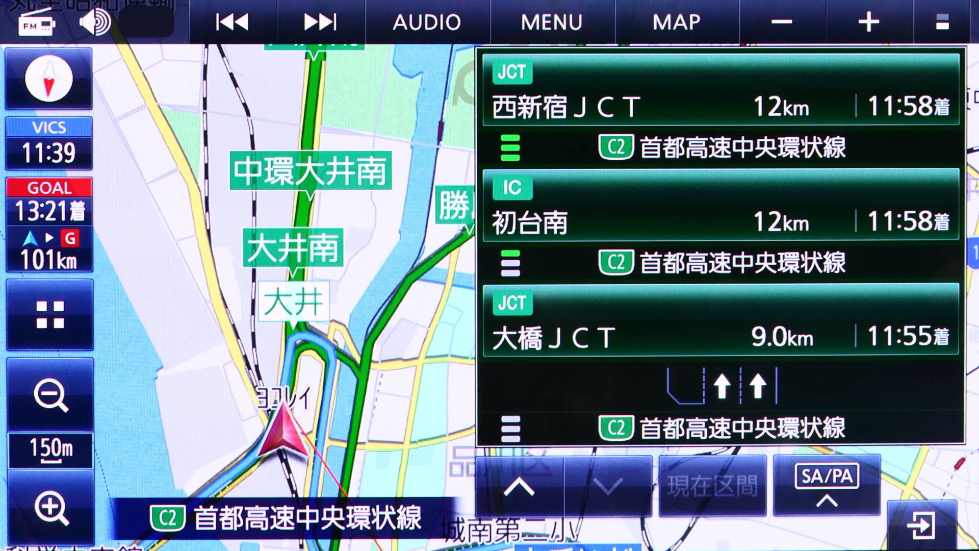 本当はこのルートを行くはずだったのですが……