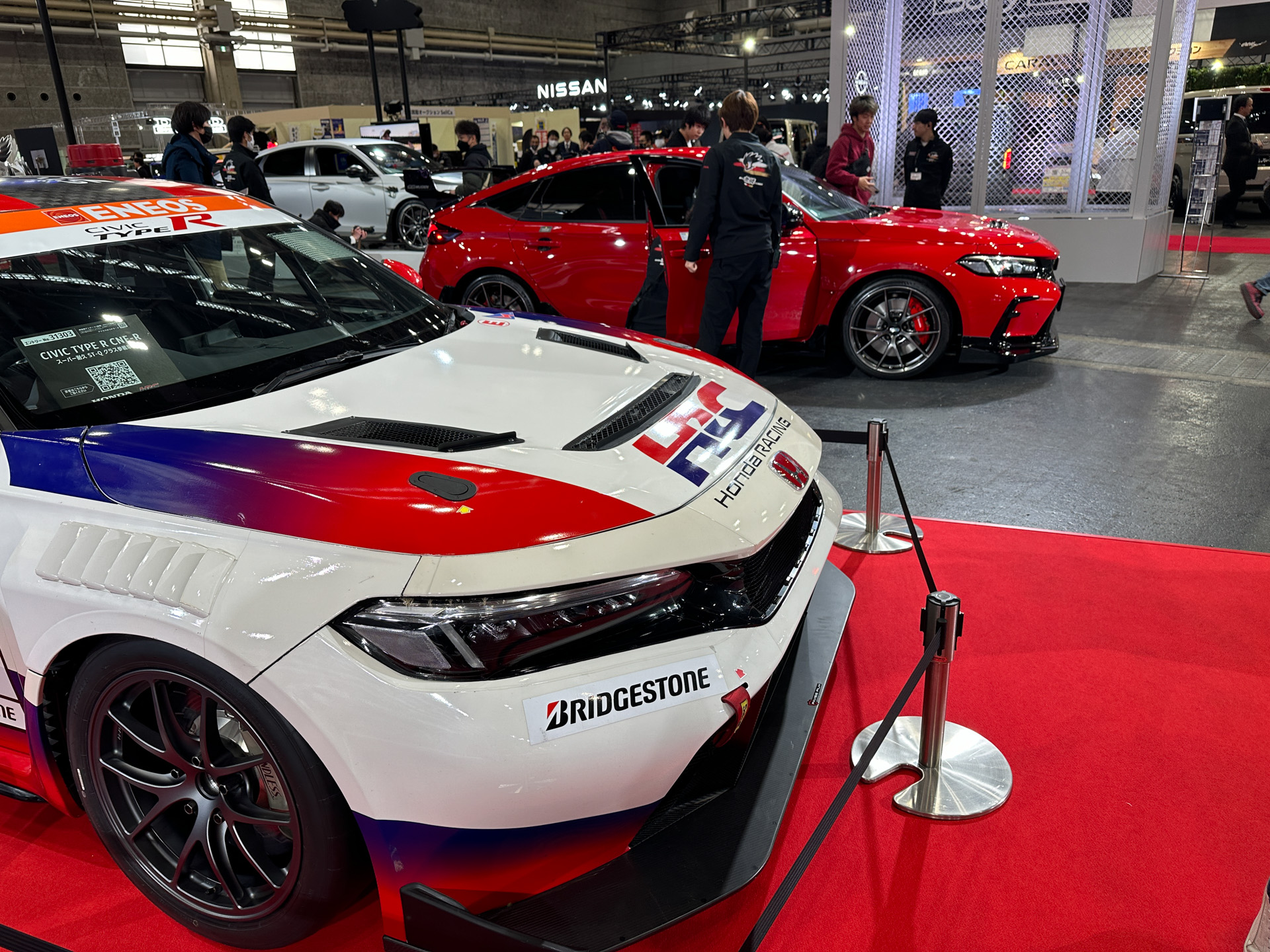 モータースポーツ車両や無限による車両の展示なども