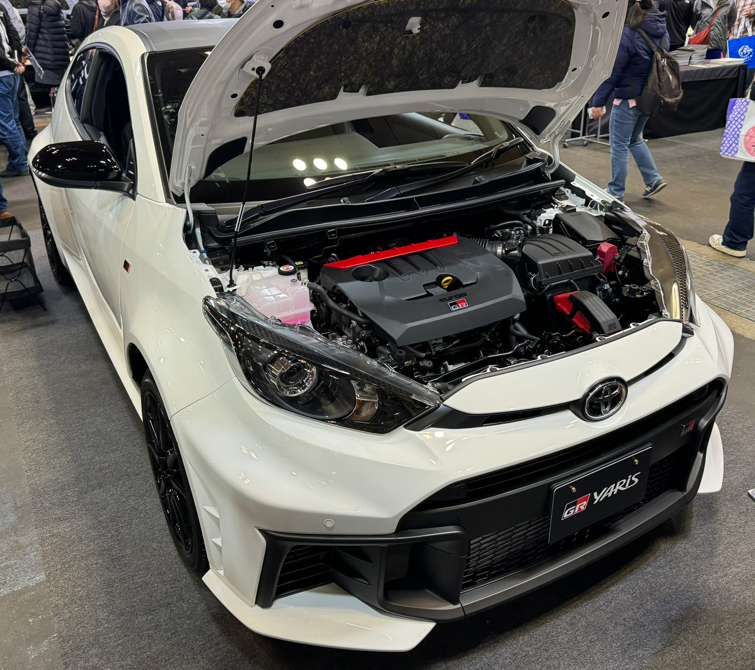 大阪オートメッセで世界で初めて一般展示された進化型GRヤリス RC