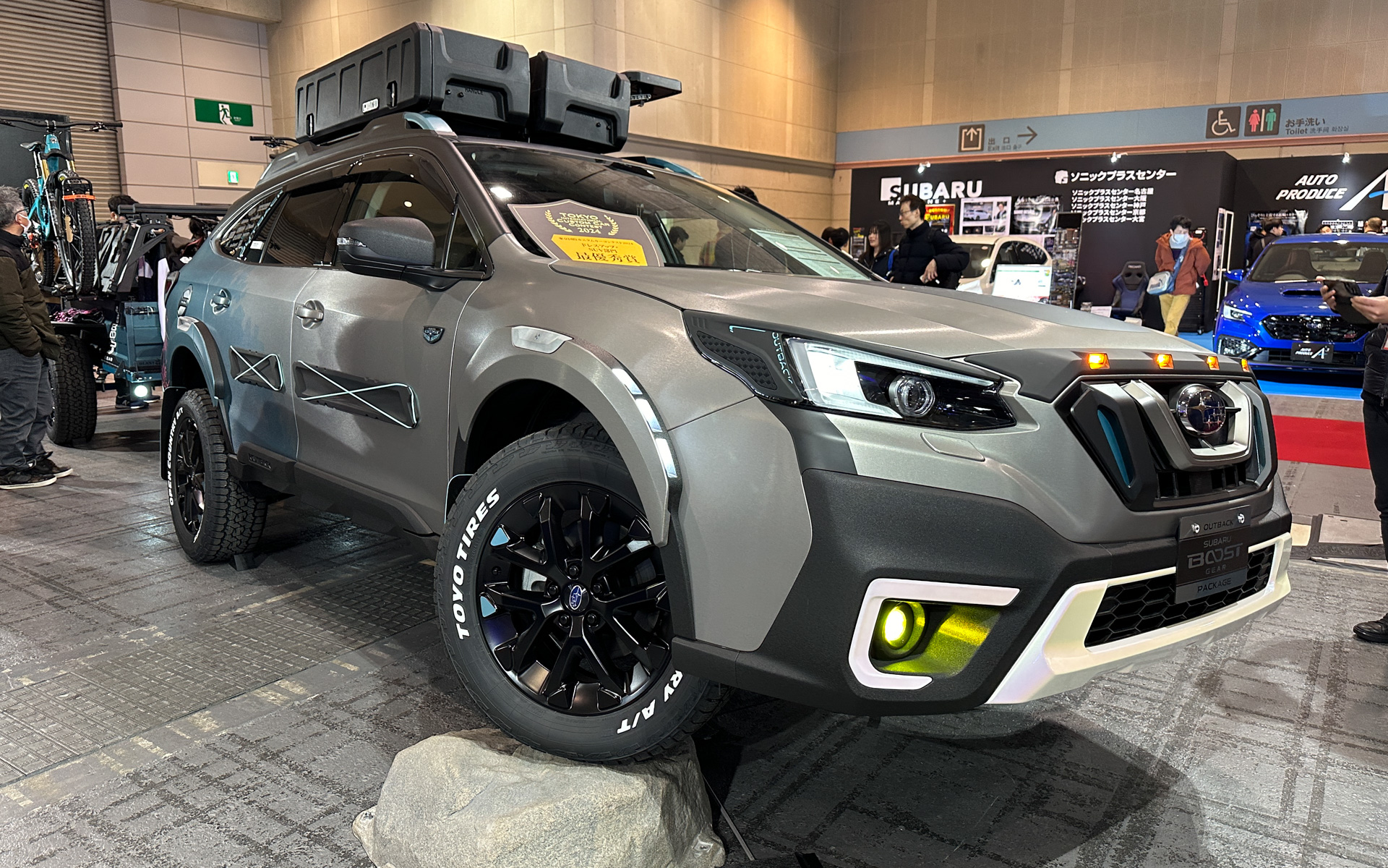 大阪オートメッセ2024のスバルブース