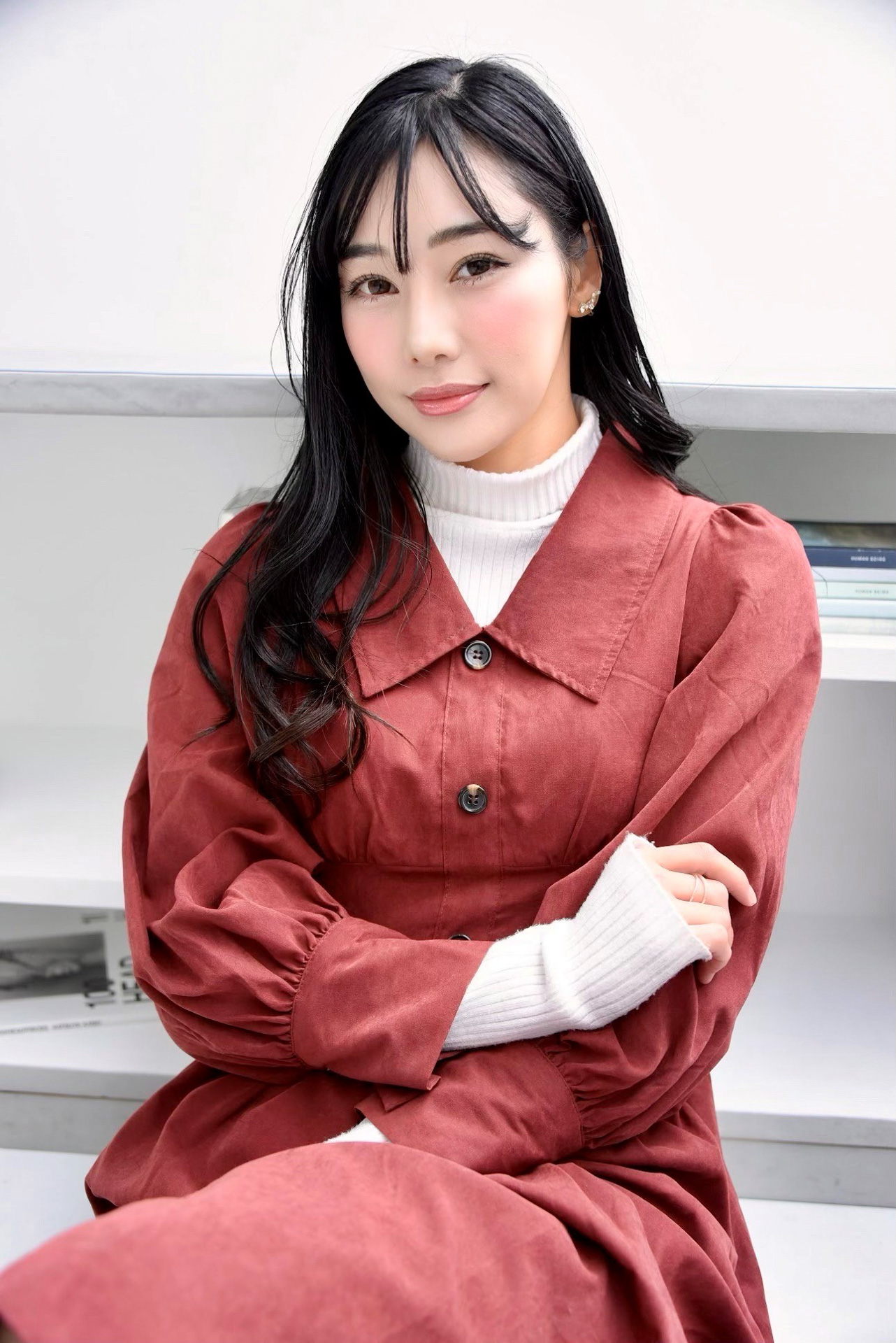 レースクイーンの叶園ちささん（富士サクラ イメージ）