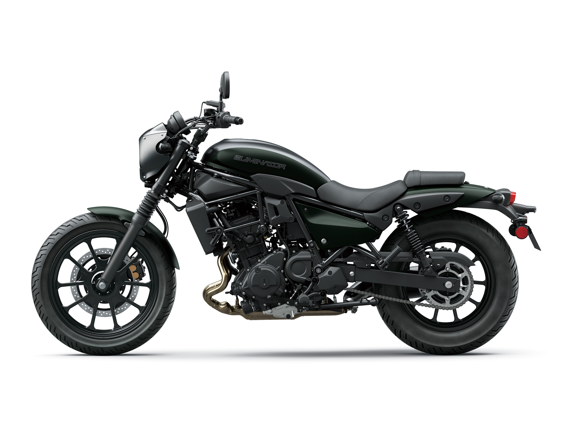 ELIMINATOR SEのメタリックフラットスパークブラック× メタリックマットダークグリーン