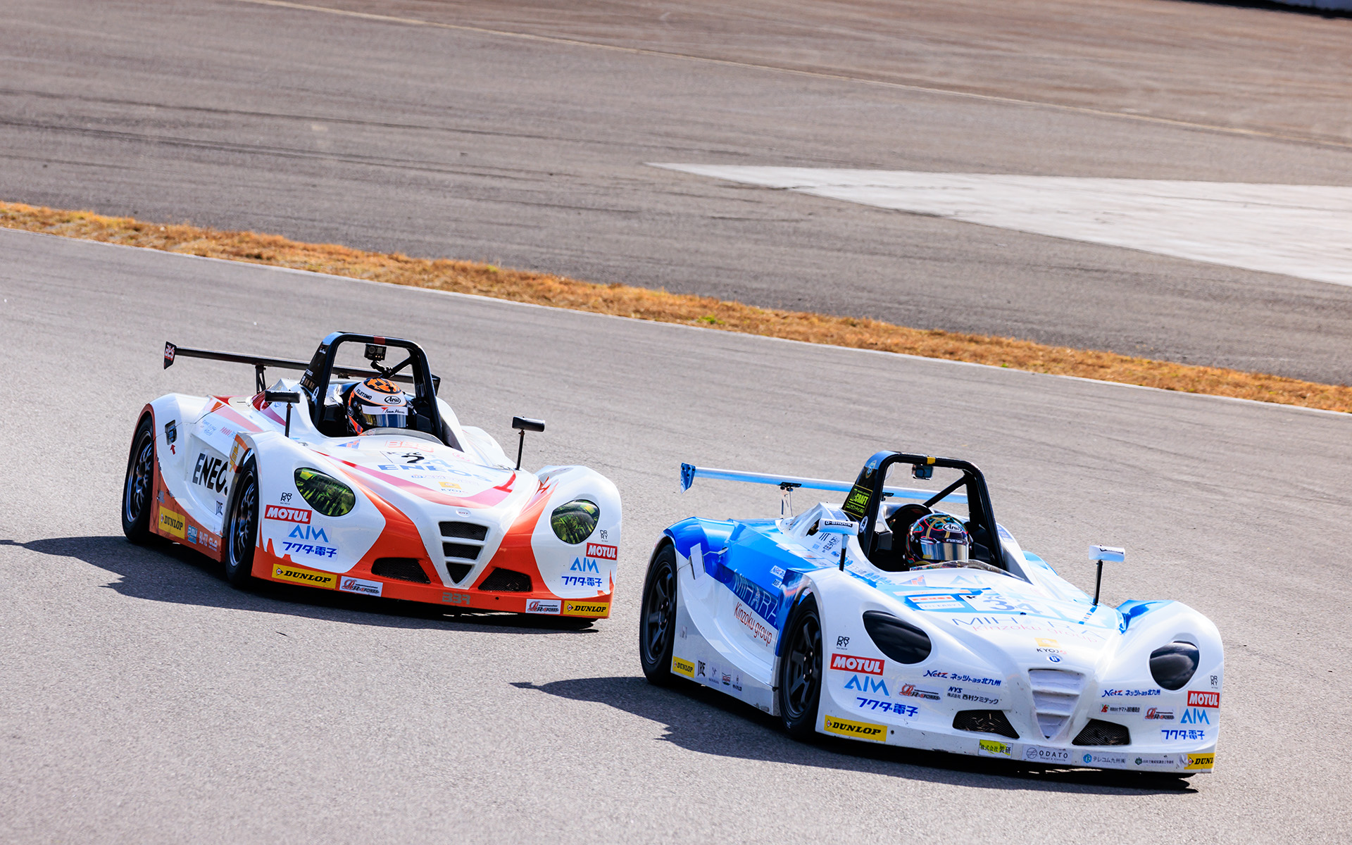 KYOJO CUPはマシンに「VITA-01」を使用するワンメイクレース。道具は参加者全員がイコールで、“競争女子”による自身のスキルのみでのガチンコ勝負が繰り広げられる