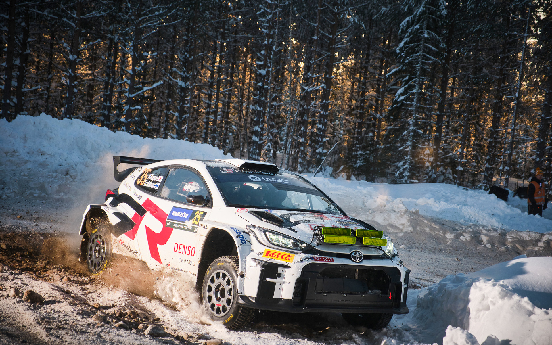 小暮・ルフティネン組のGRヤリス・ラリー2