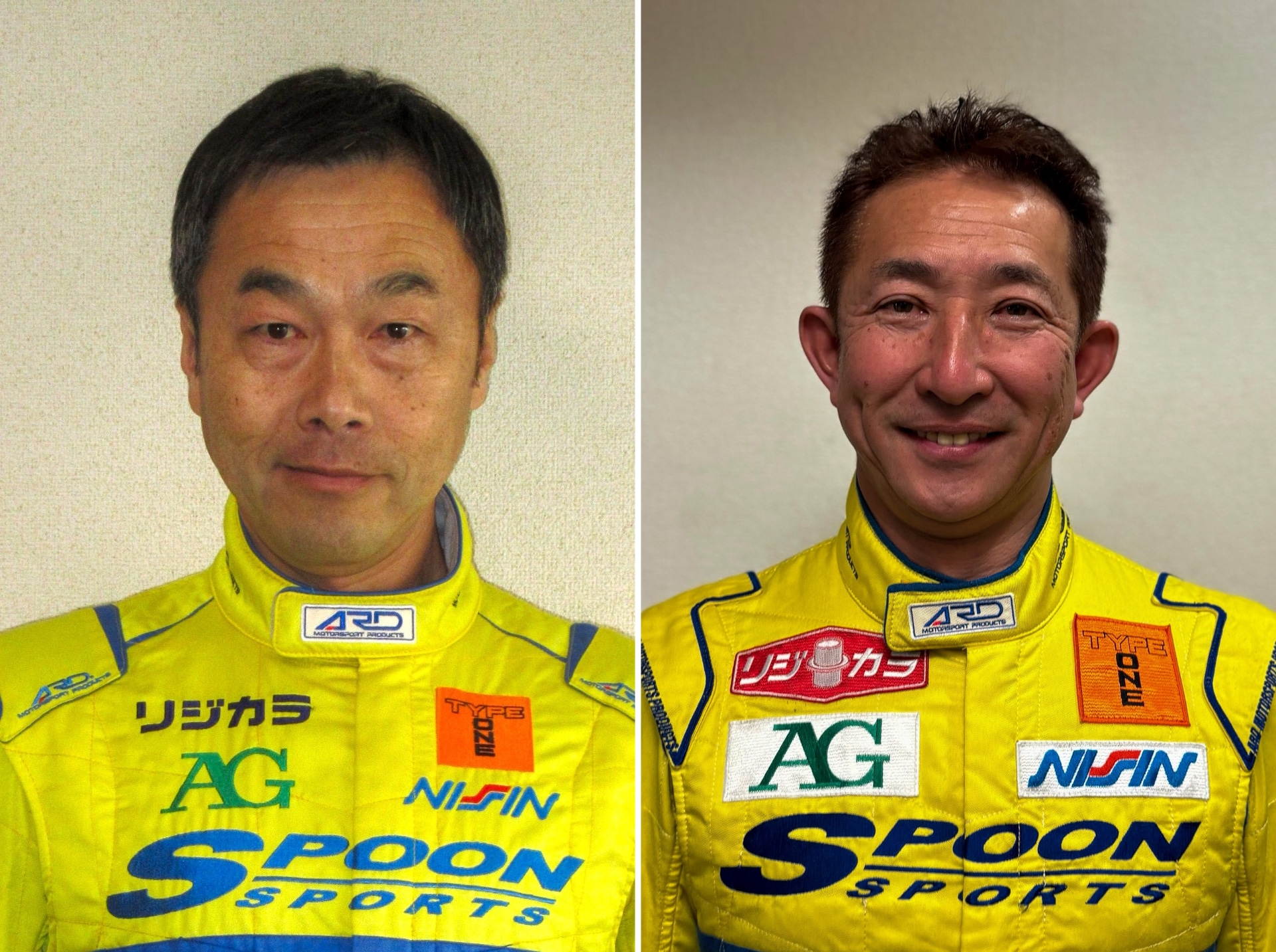 松井猛敏選手（左）、中島保典選手（右）