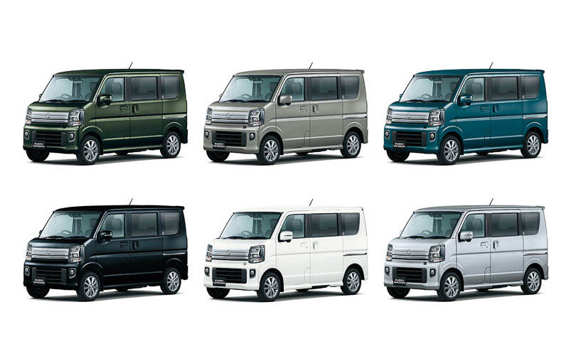 エブリイ ワゴンのボディカラーラインアップ